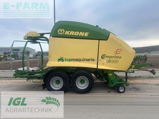 Empacadora gigant - Krone - comprima cv 150 cx extrem
