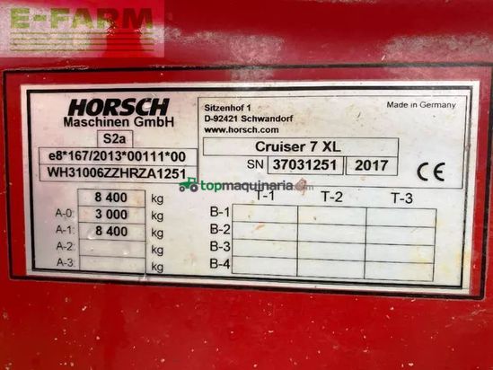 Cultivador - Horsch - cruiser 7 xl