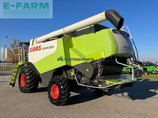 Cosechadora de Cereal - Claas - lexion 600 + v1050