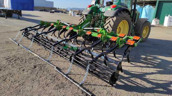 CULTIVADOR SEMICHISEL DE 21 BRAZOS ELASTOMEROS 35X35 EN DOS FILAS