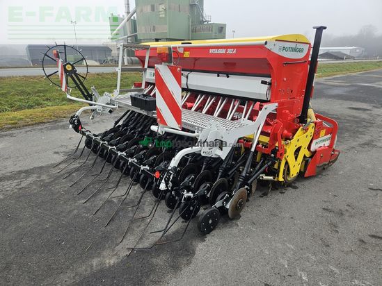 Combinado de siembra - Pöttinger - lion 3002 + vitasem 302a
