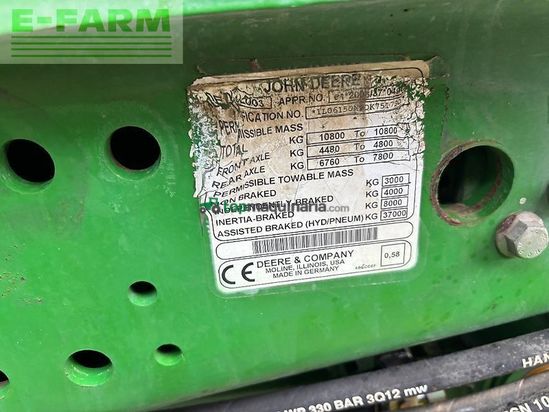 Tractor agrícola - John Deere - 6150m