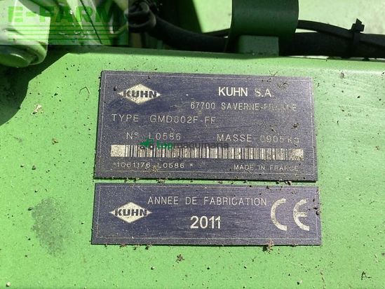 Cortacésped manual - Kuhn - gmd 802f-ff