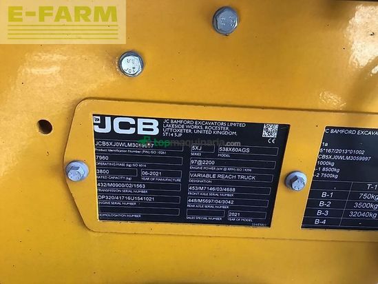 Telescopica - JCB - 538-60 agri super