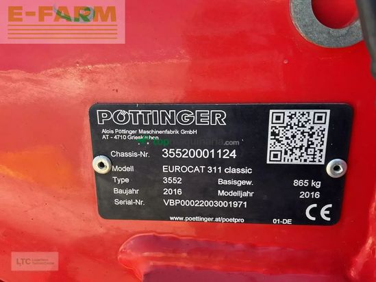 Cortacésped manual - Pöttinger - eurocat 311