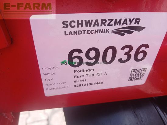 Henificador - Pöttinger - euro top 421 n