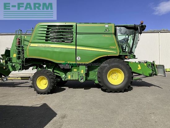 Cosechadora de Cereal - John Deere - t550 hillmaster + 722 x + tw