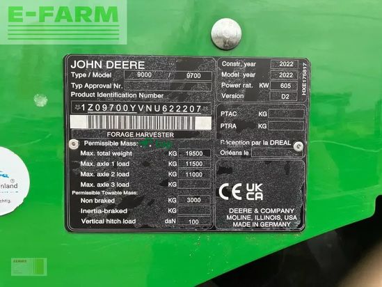 Cosechadora de Cereal - John Deere - 9700i