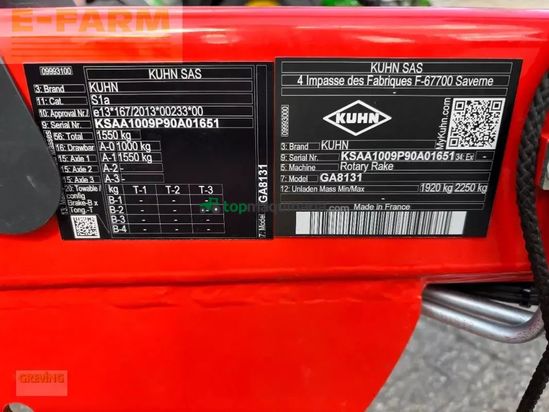 Rastrillo - Kuhn - ga 8131