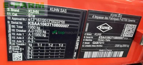 Rastrillo - Kuhn - ga 8731