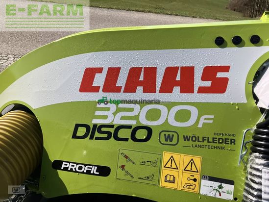 Cortacésped manual - Claas - disco 3200 f profil