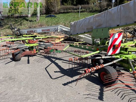 Rastrillo - Claas - liner 650 twin