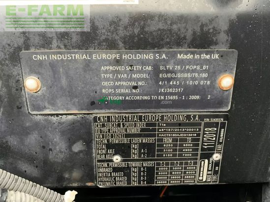 Tractor agrícola - New Holland - t6.180 electrocommand t4b