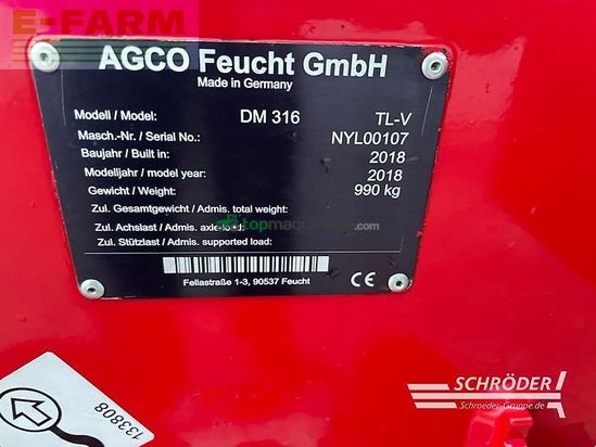 Cortacésped manual - Massey Ferguson - dm 316 tl-v (slicer 3160 tlx)