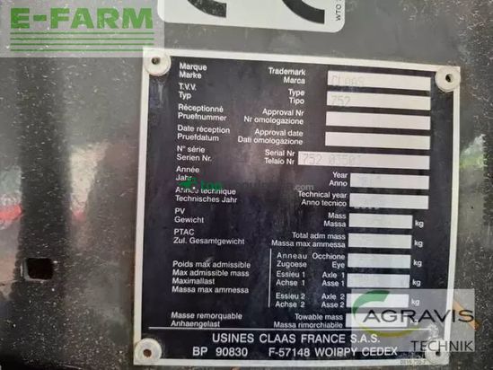 Empacadora gigant - Claas - variant 380 rc