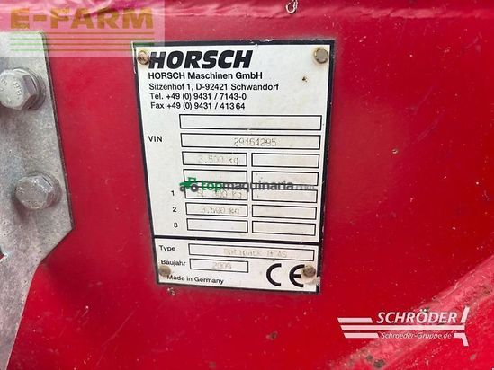 Cultivador - Horsch - terrano 8 fg + optipack 8 as