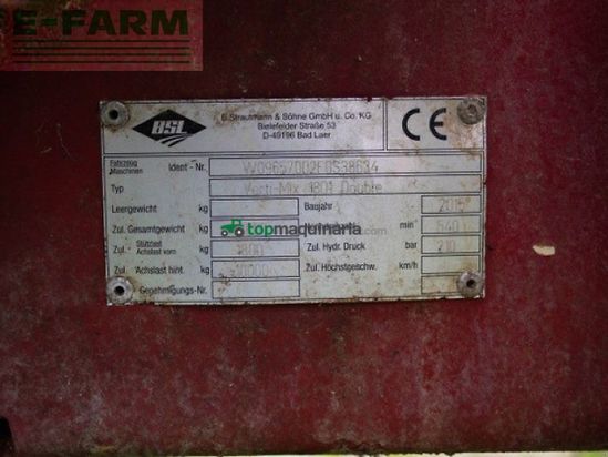 Remolqu esparcidor - Strautmann - verti-mix 1801 double