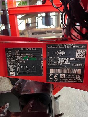 Grada de disco - Kuhn - optimer l 12000