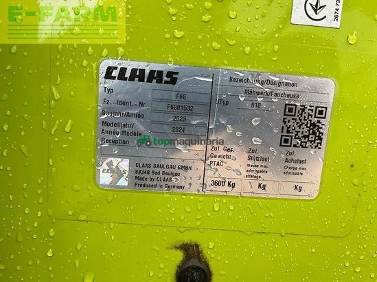 Cortacésped manual - Claas - disco 3200 fc + 1100 c