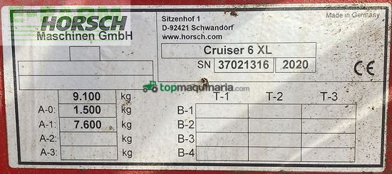 Cultivador - Horsch - cruiser 6 xl