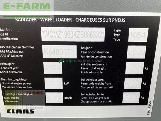 Minicargadora - Claas - torion 530