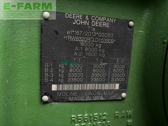 Tractor agrícola - John Deere - 8320r