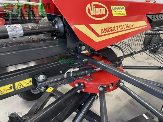 Rastrillo - Vicon - andex 715 t vario