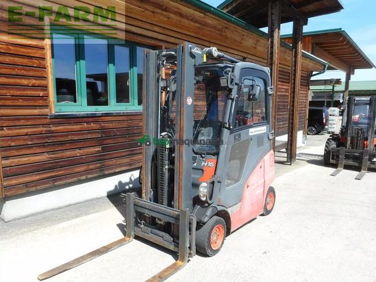 Elevadora - Linde - h16d-01 triplex + ss + kabine