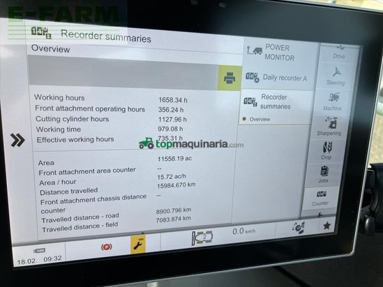 Cosechadora de Cereal - Claas - JAGUAR 880 - STAGE V 4WD