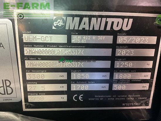 Telescopica - Manitou - ulm 412 h classic