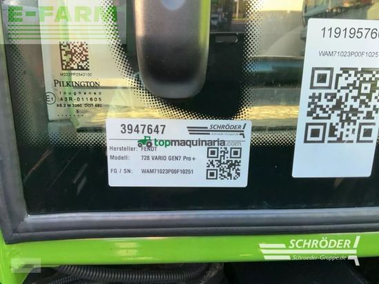 Tractor agrícola - Fendt - 728 vario gen7 profi plus