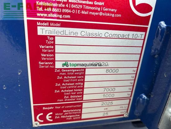 Remolqu esparcidor - Siloking - trailedline 10 t