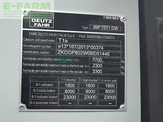 Tractor agrícola - Deutz-Fahr - 5080 d keyline Keyline