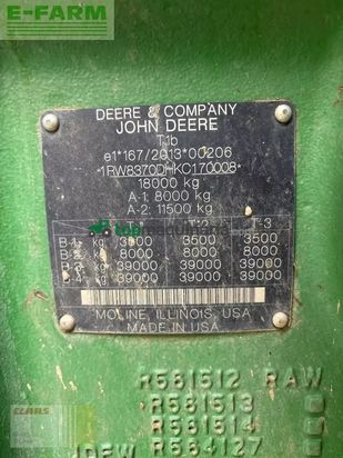 Tractor agrícola - John Deere - 8r 370