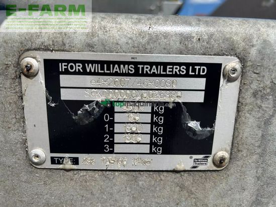Remolqu agrícola - Ifor Williams - ta 3500