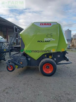 Empacadora gigant - Claas - presse à balles rondes rollant 520rc claas
