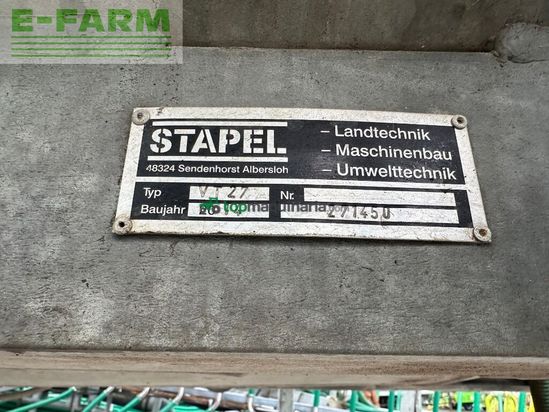 Remolqu agrícola - Bergmann - htw 65 + stapel gülleaufbau vt 27