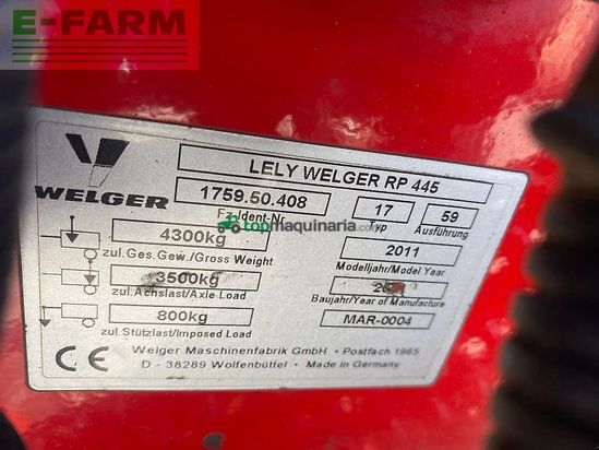 Empacadora gigant - Lely - rp 445 xtracut 25