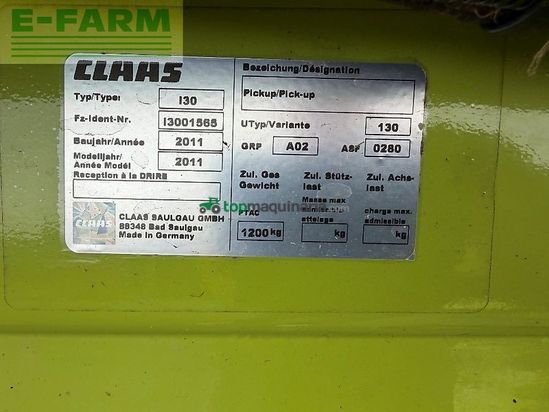 Cabezal - Claas - pu 300 pro t