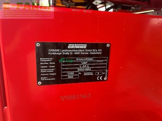 Cosechadora - arrancadora de patata - Grimme - gbf l-m-l - rental