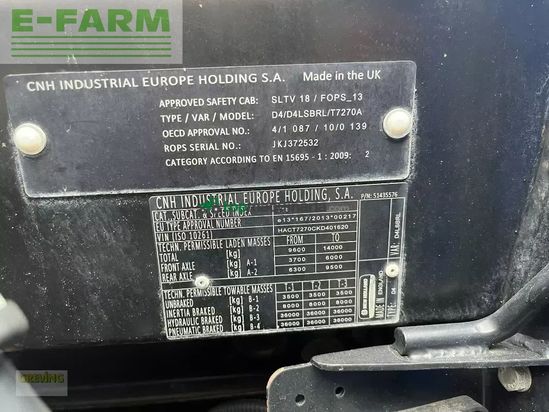 Tractor agrícola - New Holland - t7 270 **kundenauftrag**