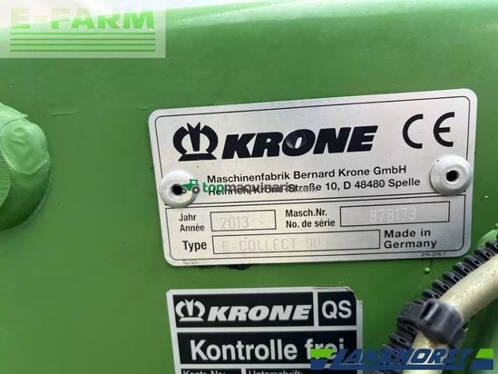 Cabezal - Krone - easycollect 903