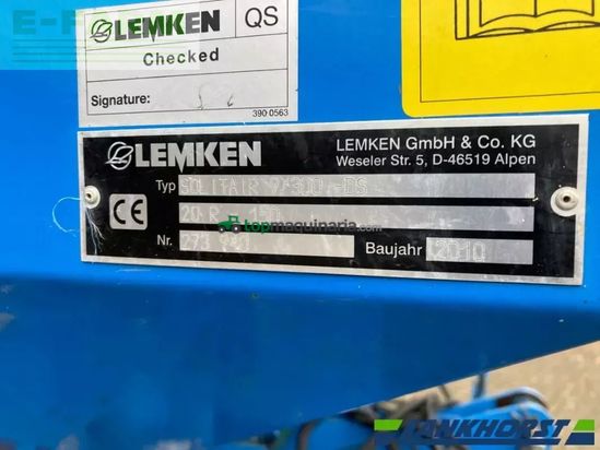 Combinado de siembra - Lemken - solitair 9-300 - ds