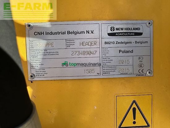 Cabezal - New Holland - 30 hppe