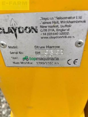 Cultivador -  - claydon 7.5m straw harrow