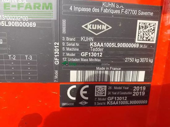 Henificador - Kuhn - gf13012