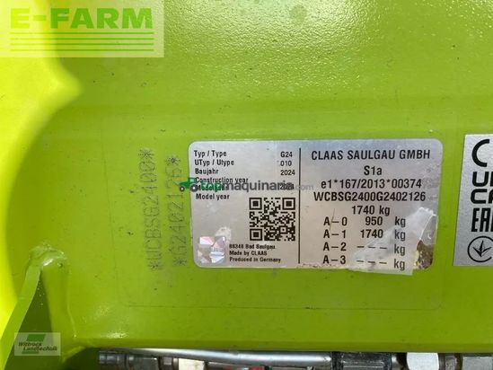 Rastrillo - Claas - liner 2800 trend
