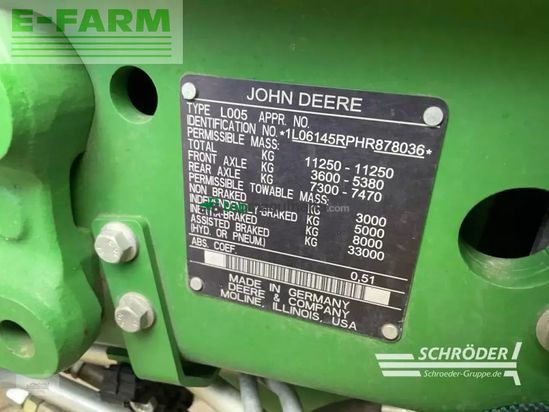 Tractor agrícola - John Deere - 6145 r autopower