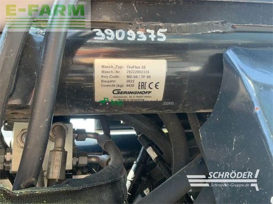 Cabezal - Geringhoff - 10,65m bandschneidwerk truflex 35 +wagen