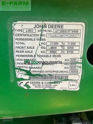 Tractor agrícola - John Deere - 6170m